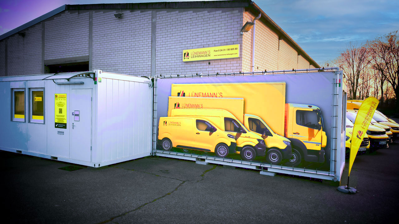 Standort Ansicht Lünemann's Leihwagen Erkelenz